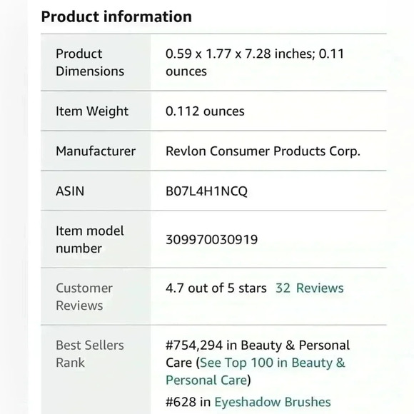FREE 🆕Crease Shadow Brush Vegan  Friendly - Picture 7 of 15
